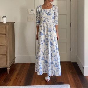 Meadows Ixora Dress Toile de Jouy - US2/UK6